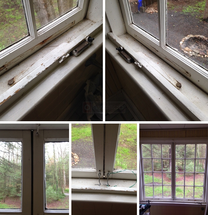 User submitted photos of window hardware.