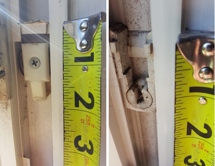 User submitted photos of window hardware.