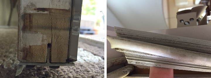 User submitted photos of a door sweep.