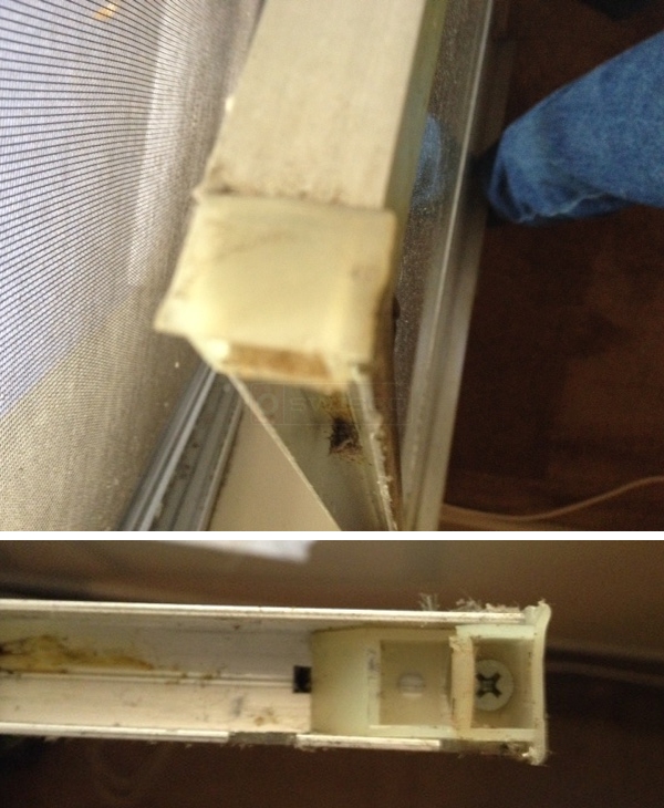 User submitted photos of a top sash guide.