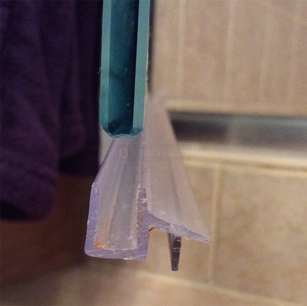 User submitted a photo of a shower door sweep.