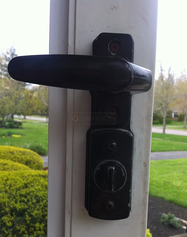 User submitted a photo of a storm door handle.