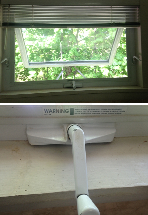 User submitted photos of a window operator.