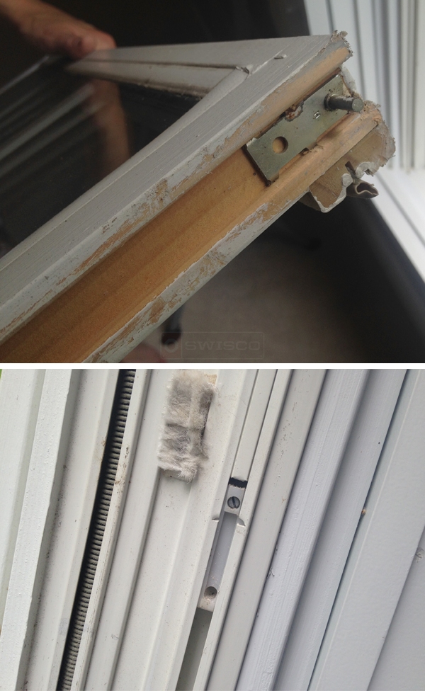 User submitted photos of window hardware.