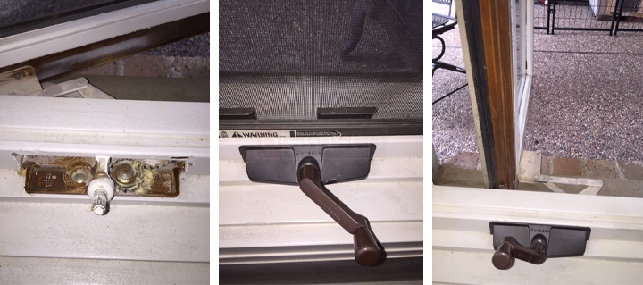 User submitted photos of a window operator.