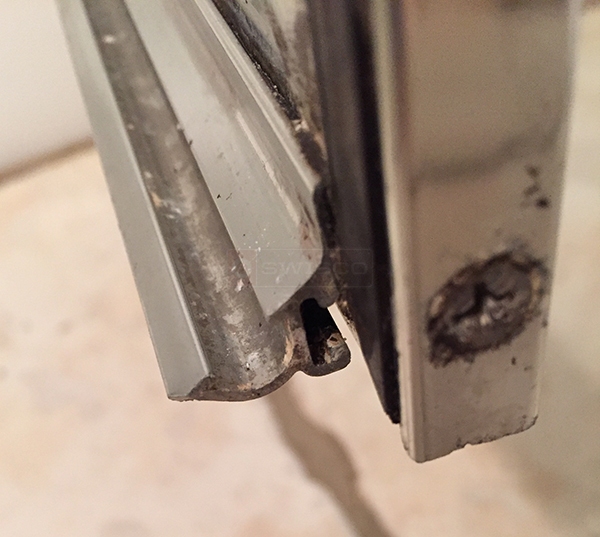 User submitted a photo of a shower door sweep.