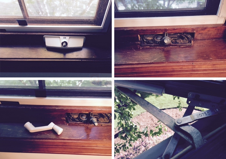 User submitted photos of a window operator.