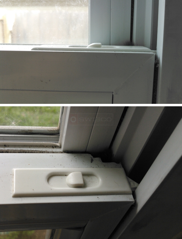User submitted photos of a tilt latch.
