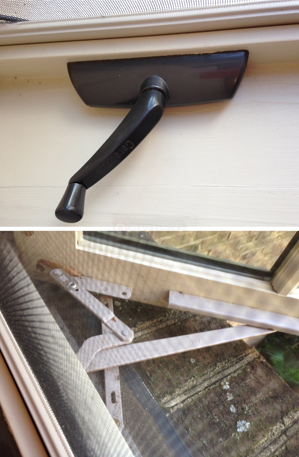 User submitted photos of a window operator.