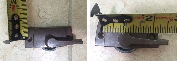 User submitted photos of a window lock.