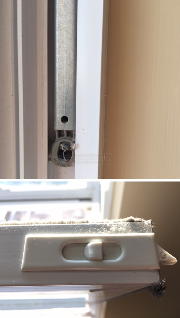 User submitted photos of window hardware.