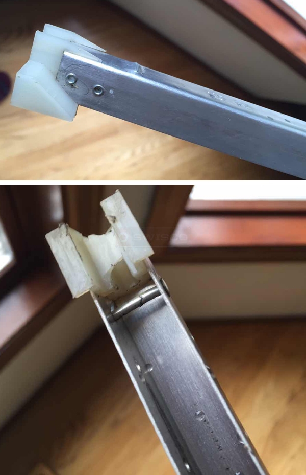 User submitted photos of a window balance.