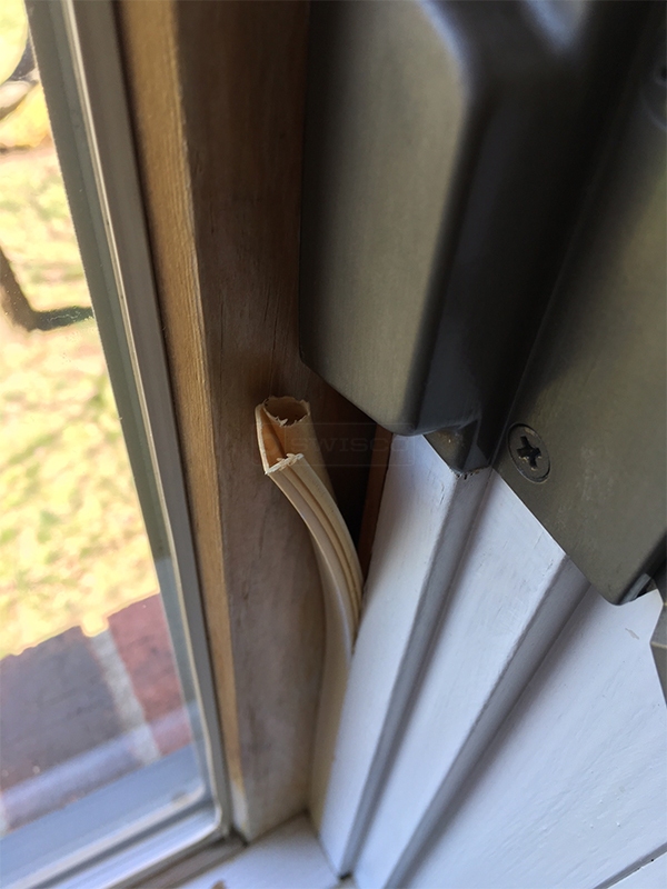 User submitted photos of weatherstripping.