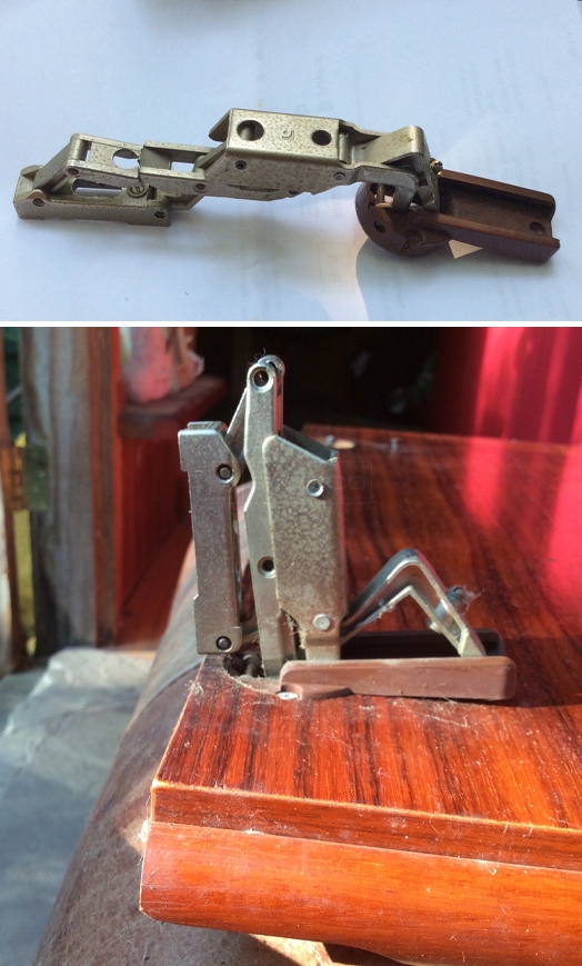 User submitted image of their drawer and cabinet hardware.