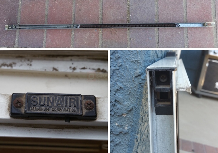 User submitted photos of window hardware.