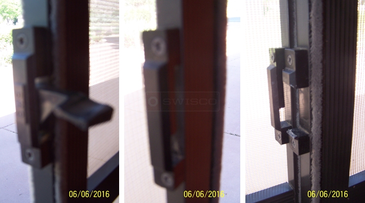 User submitted photos of window hardware.