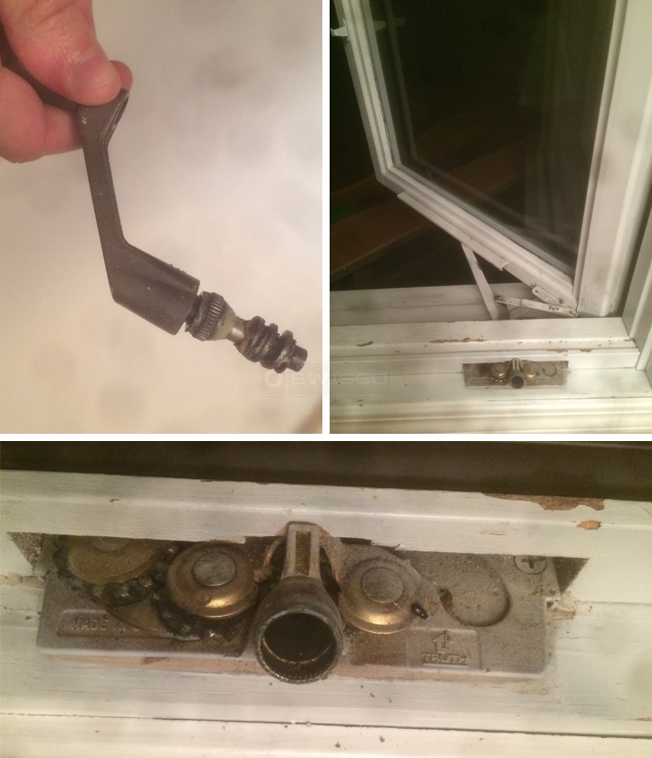 User submitted photos of a window operator.