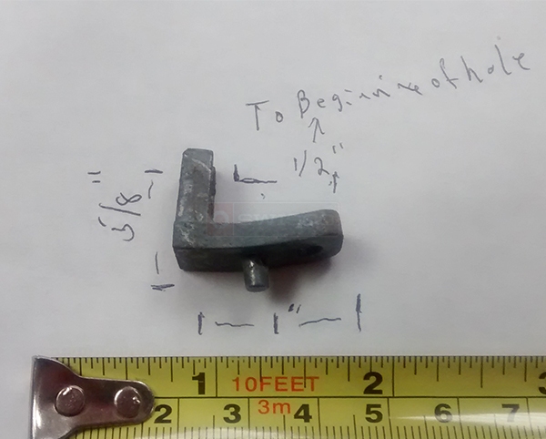 User submitted a photo of window hardware.