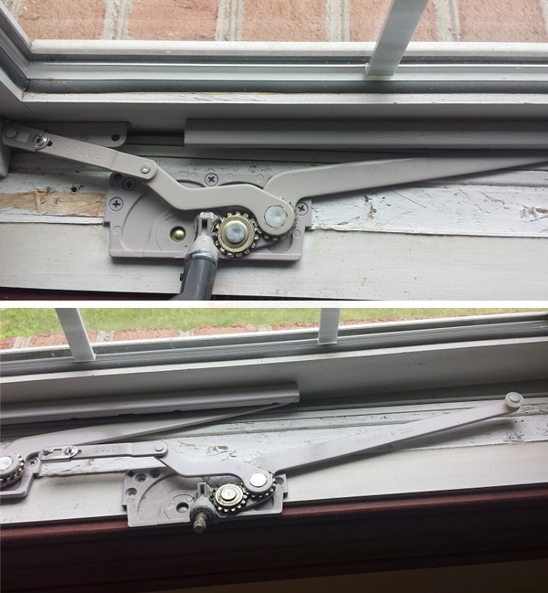 User submitted photos of a window operator.