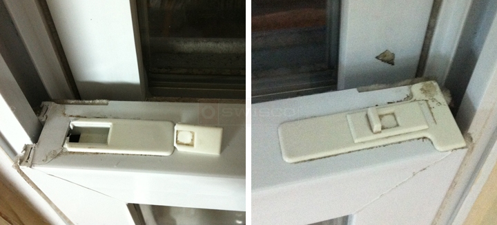 User submitted photos of a tilt latch.