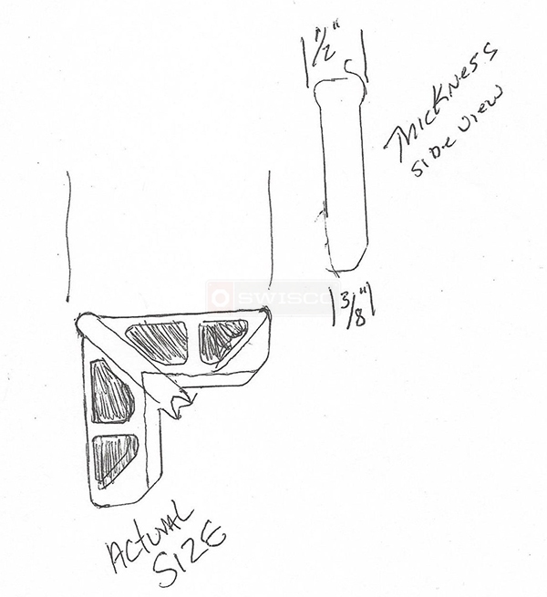 User submitted a diagram of a screen corner.