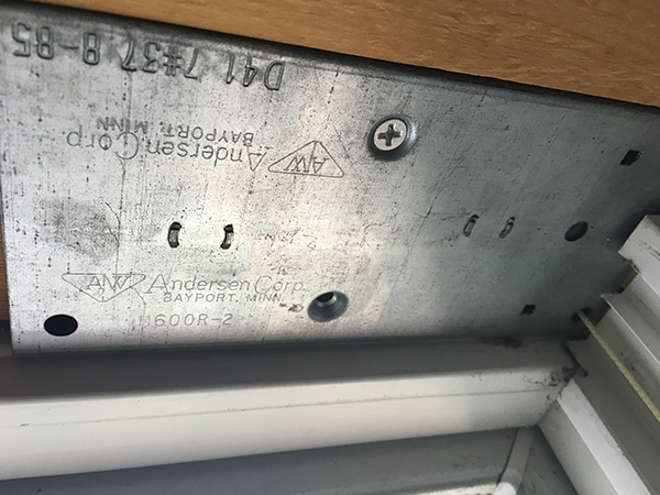 User submitted a photo of a window balance.