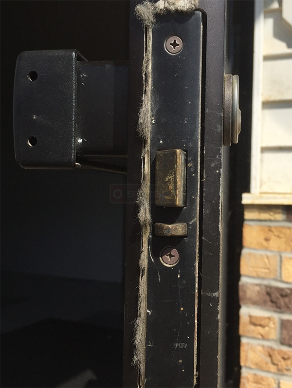 User submitted a photo of commercial door hardware.