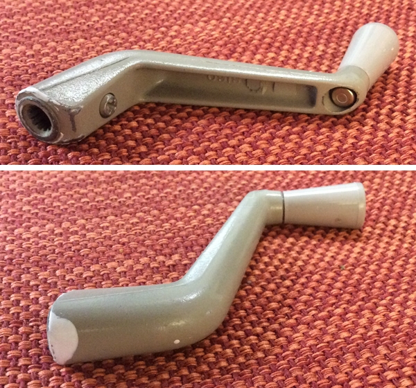 User submitted photos of a window operator handle.