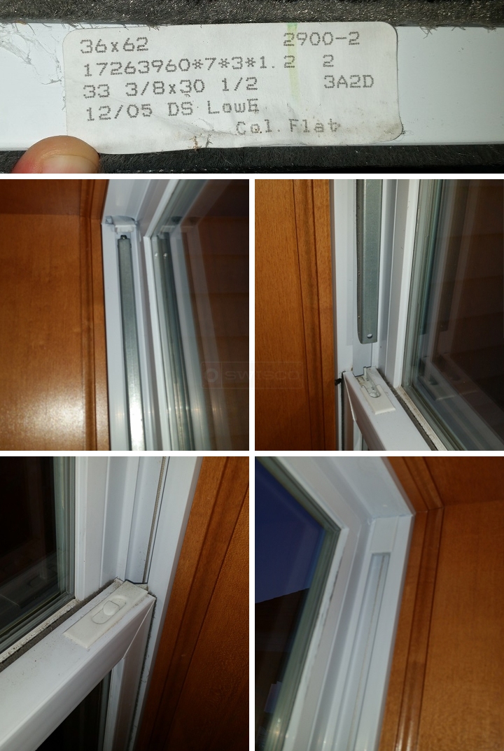 User submitted photos of window hardware.