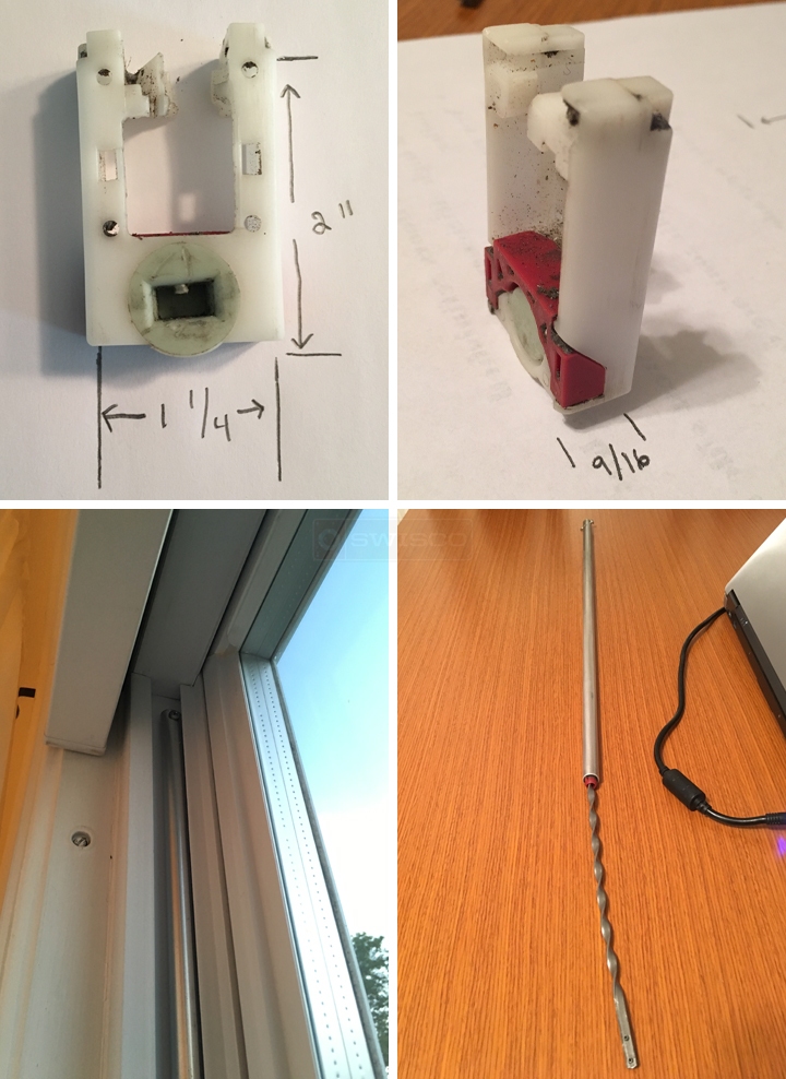 User submitted photos of a window balance.