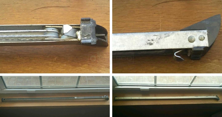 User submitted photos of a window balance.