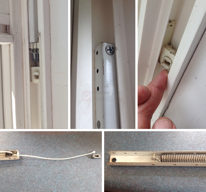 User submitted photos of window hardware.