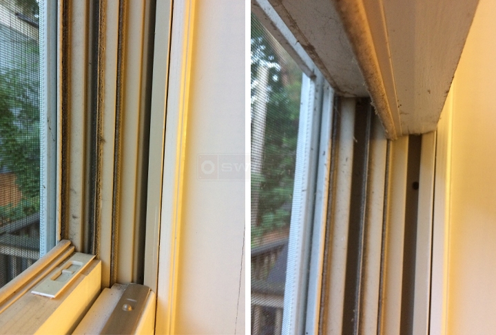 User submitted photos of window hardware.