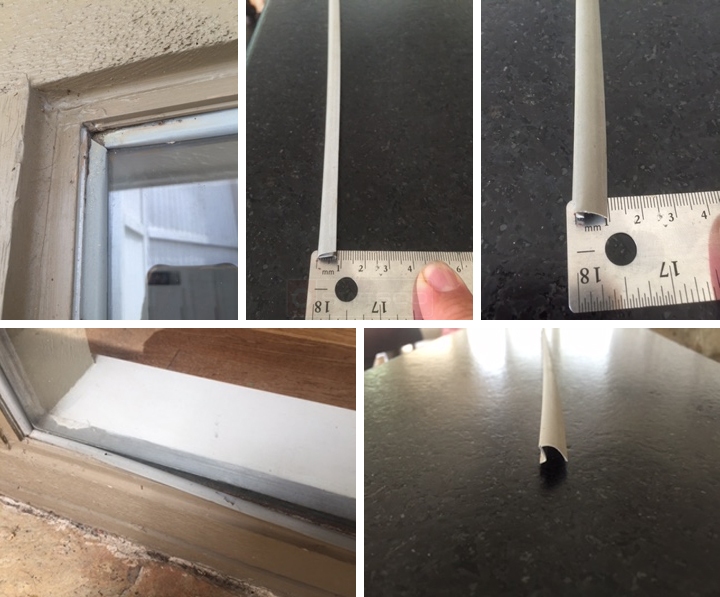 User submitted photos of snap-in glazing.