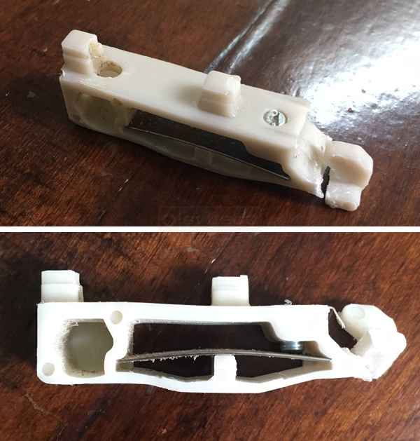 User submitted photos of a friction shoe.