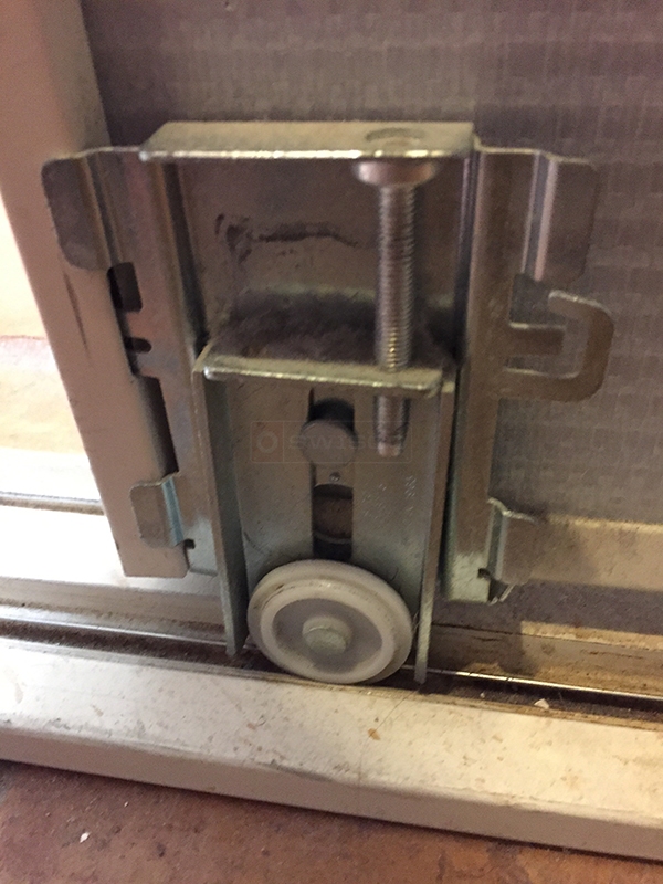 User submitted a photo of a closet door roller.