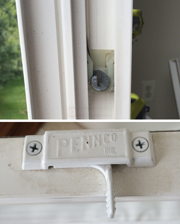 User submitted photos of window hardware.