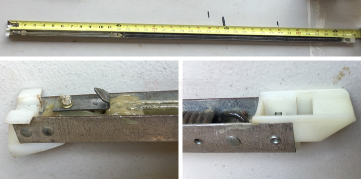 User submitted photos of a window balance.