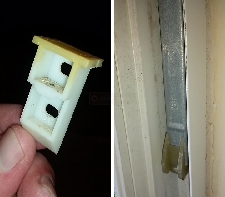 User submitted photos of window hardware.