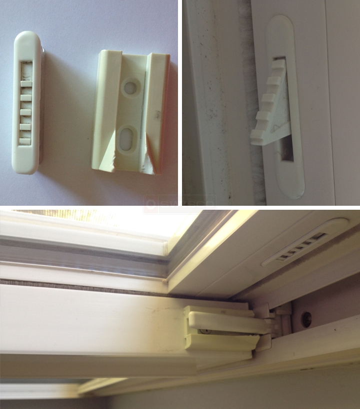 User submitted photos of a vent lock.