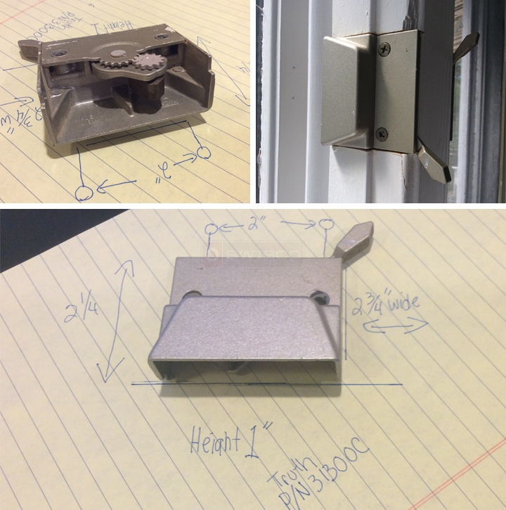 User submitted photos of a window lock.