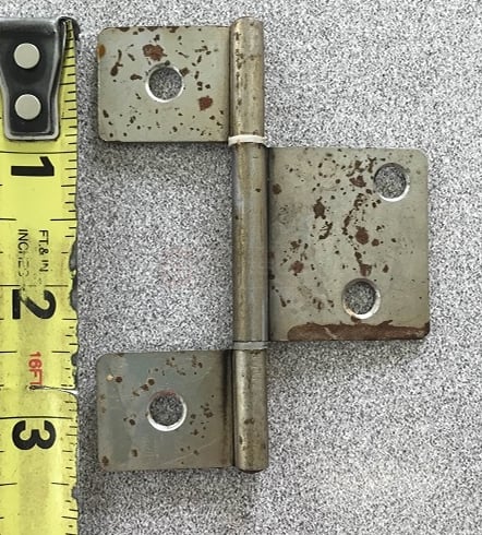 User submitted image of their hinges.