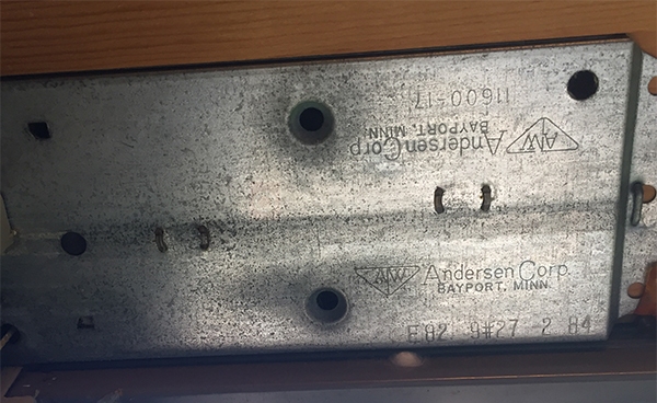 User submitted a photo of a window balance.