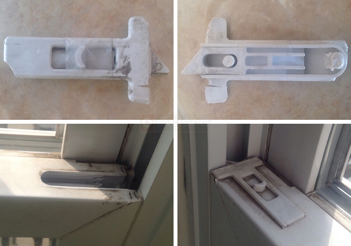 User submitted photos of a tilt latch.