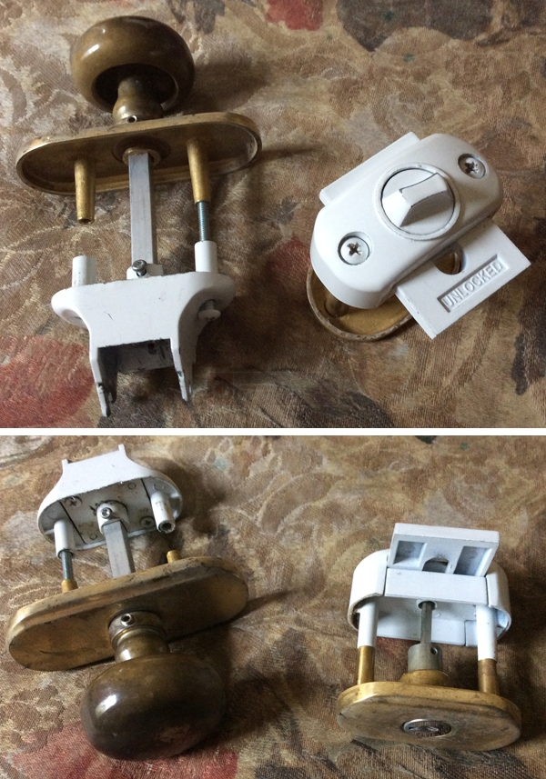 User submitted photos of a door handle set.