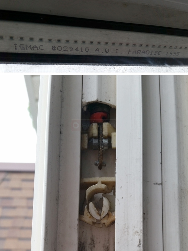 User submitted photos of window hardware.