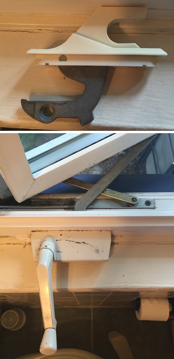 User submitted photos of a window operator.