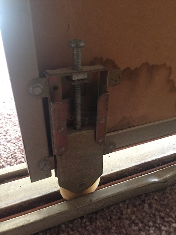 User submitted a photo of a closet door roller.