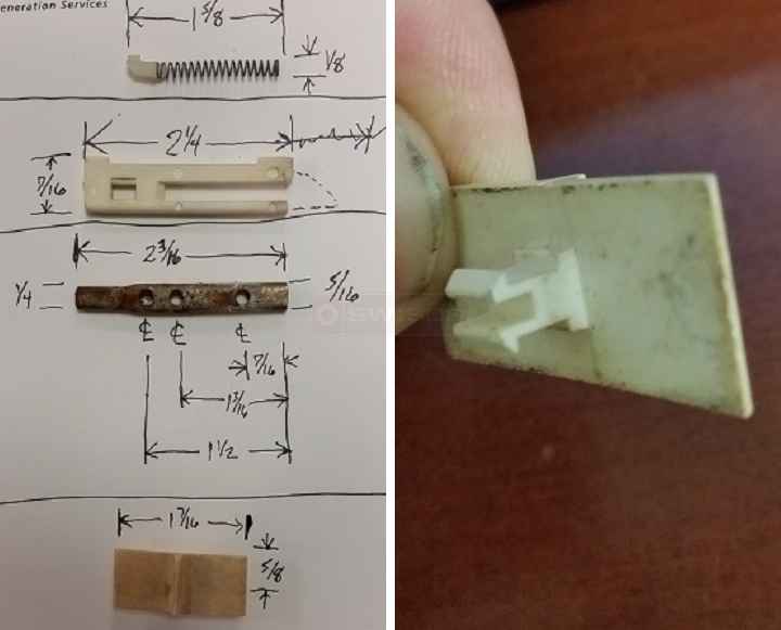 User submitted photos of window hardware.