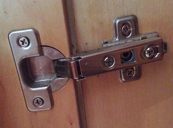 User submitted a photo of a cabinet hinge.